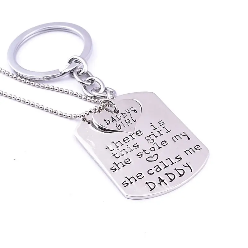 Популярное ожерелье для папы и девушки брелок в комплекте есть эта девушка она