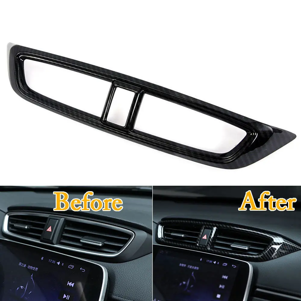 

Подходит для Хонда сrv CR-V 2017-2018 1 шт. ABS центральной консоли Air AC Vent Выход Накладка декоративные аксессуары