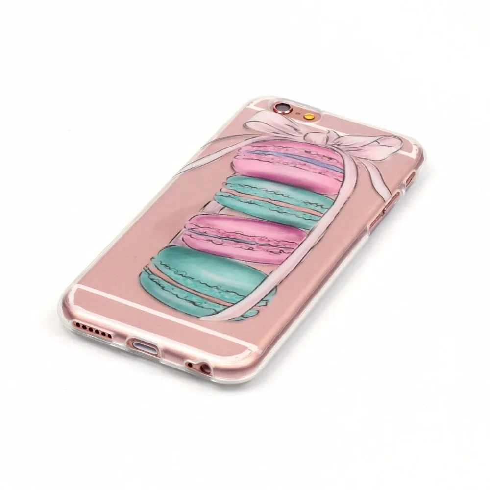 Довольно печатных Прозрачный шаблон Fundas чехол для iPhone 6 S плюс 5 5S SE ТПУ мягкий 7