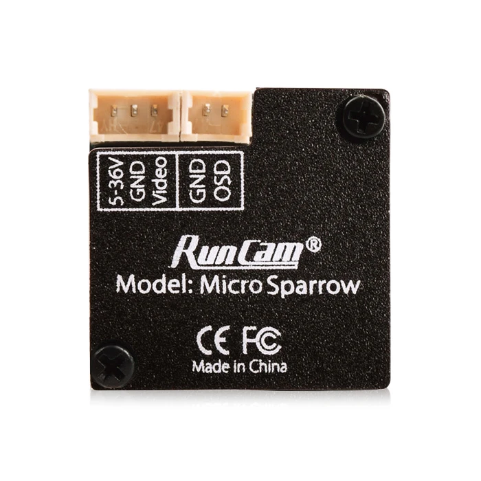 RunCam Micro Sparrow 700TVL CMOS 2 1 мм FPV камера 16:9 WDR встроенное OSD | Игрушки и хобби