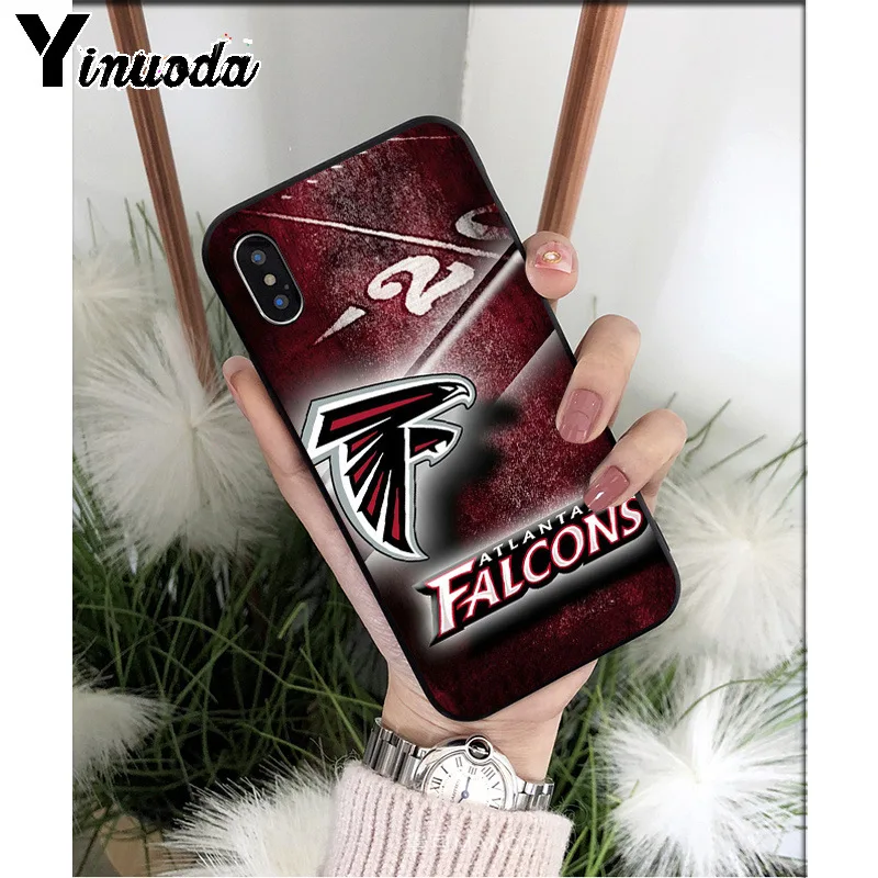 A8 Yinuoda Atlanta Falcons ТПУ Мягкий силиконовый чехол для телефона чехол для iPhone X XS MAX 6 6S 7 7plus 8 8Plus 5 5S XR - Цвет: A8
