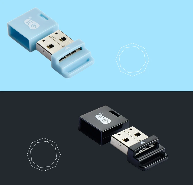 Kawau устройство для чтения Micro-SD карт 2,0 USB мини-адаптер для карт с TF слотом для карт C292 Max поддержка 128 ГБ считыватель карт памяти для компьютера