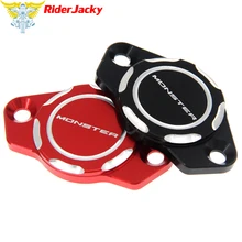 Крышка фильтра двигателя RiderJacky черный красный с ЧПУ для
