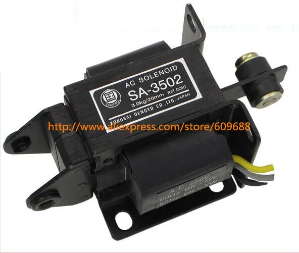 

SA-3702 AC220V Energy Saving AC Tractive Solenoid Electromagnet Lift 5.0Kg