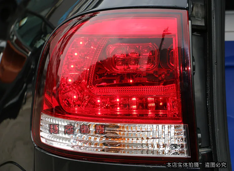 Автомобильный Стайлинг задние фонари для VW Touareg 2010-2010 задние фонари светодиодный задний фонарь задний багажник крышка лампы drl+ сигнал+ тормоз+ обратный