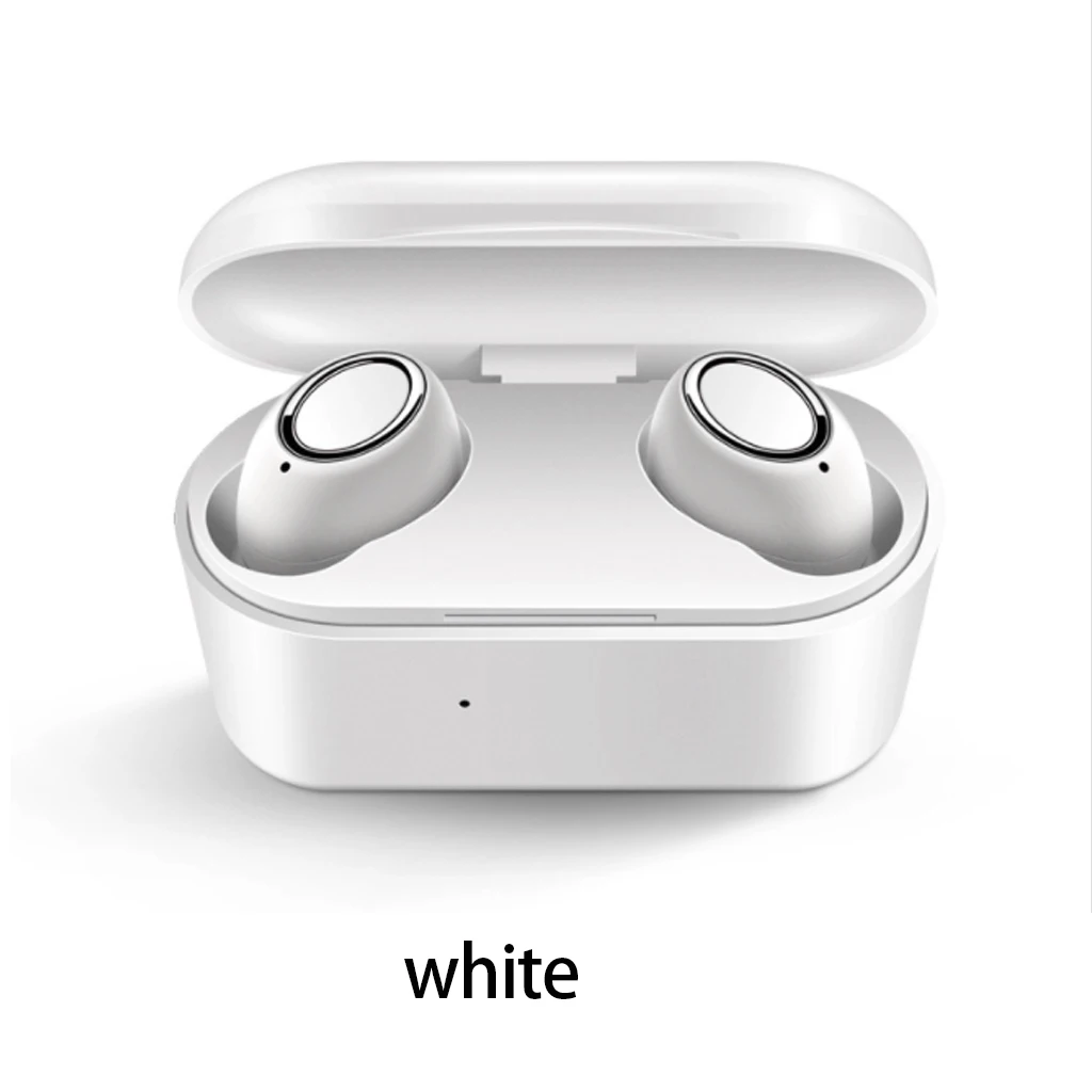 TWS Bluetooth гарнитура 3D V5.0 стерео чехол для переноски наушники с низким уровнем