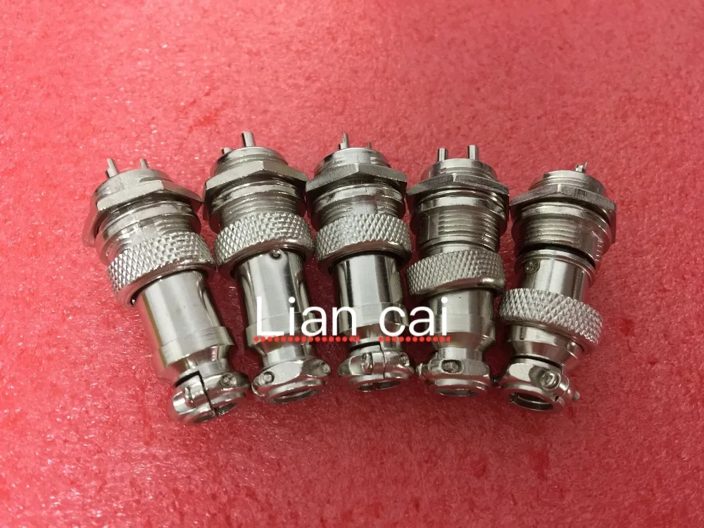 Free Shipping 5pair Male &amp Female Diameter 16mm Wire Panel Connector GX16 3P GX16-3 M16 circular connector Socket Plug | Обустройство