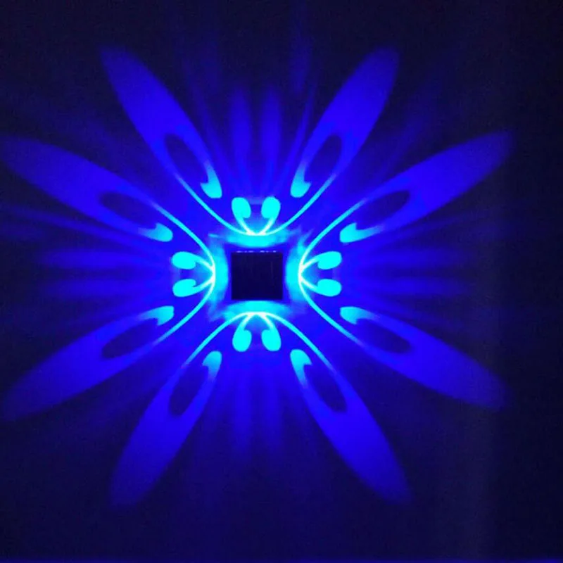 Креативный светодиодный настенный светильник в виде бабочки 3 Вт искусственный