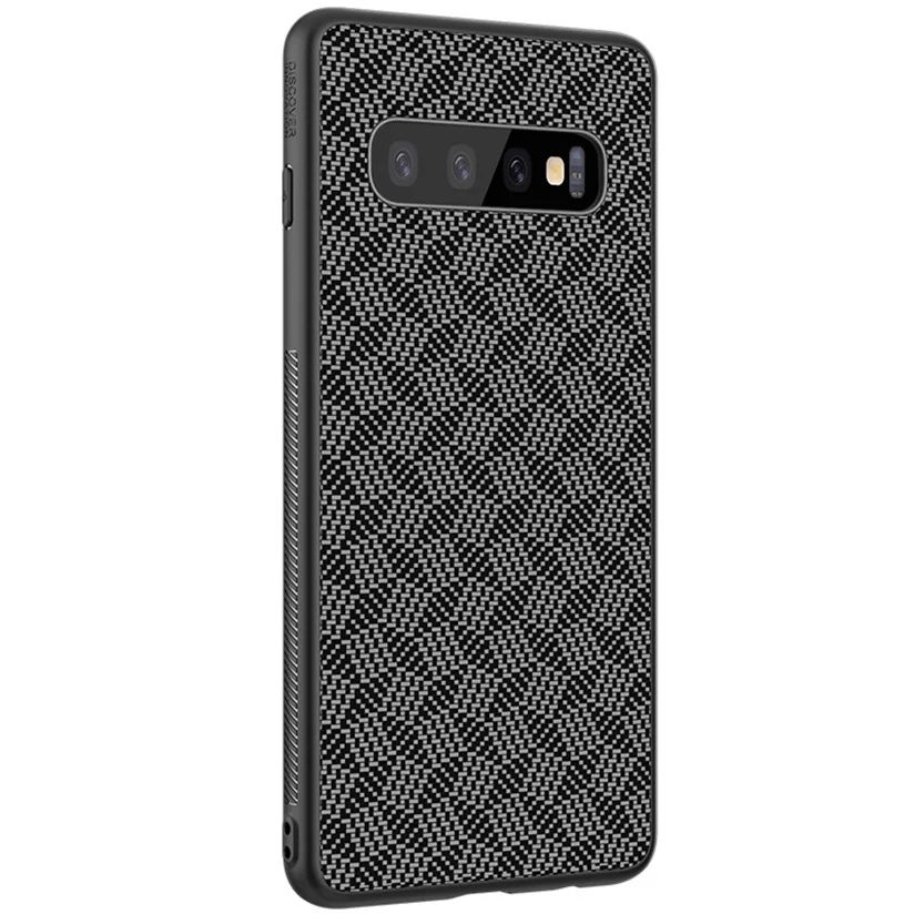 Для Samsung Galaxy S10 S10E S10+ Plus чехол NILLKIN Роскошный чехол химическое волокно углерода PP Пластик чехол для телефона для samsung S10 Plu