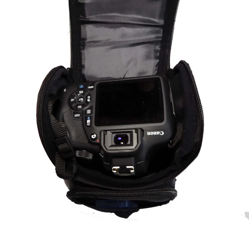 Чехол сумка для камеры DSLR Canon EOS RP R 4000D 3000D 2000D 1500D 1300D 1200D 200D 250D 800D Nikon Z6 Z7 D3400 D3500 D5600