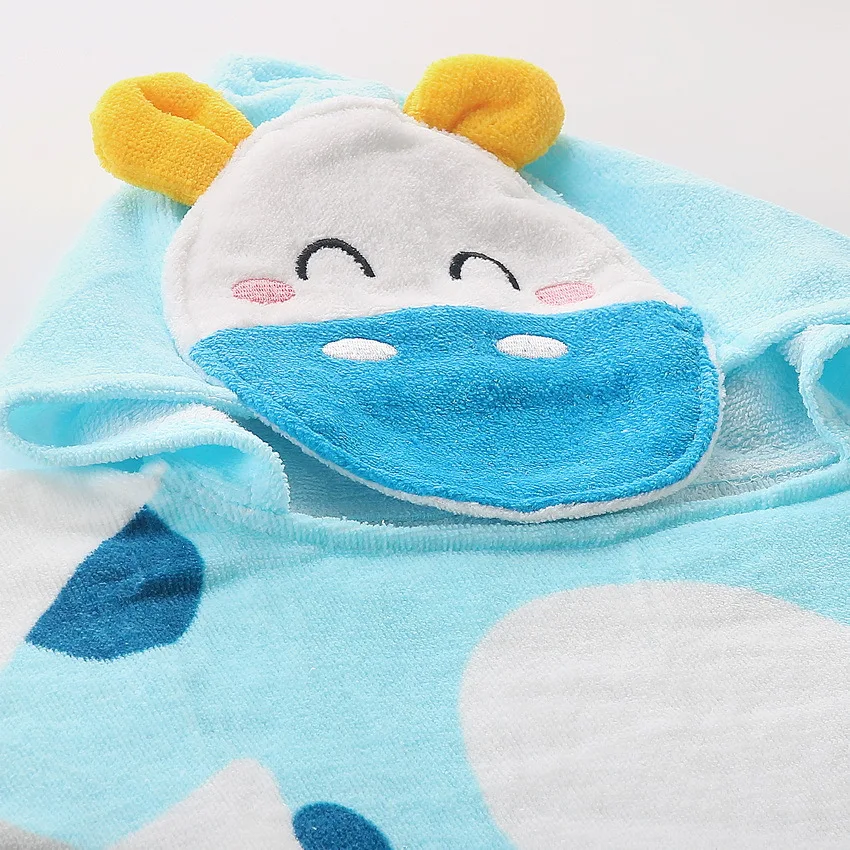 Детское полотенце хлопковый банный халат для малышей мальчиков и девочек