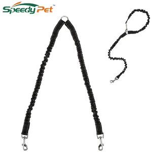 Новинка, регулируемый свинцовый поводок без запутывания, двойной щенок, для больших собак