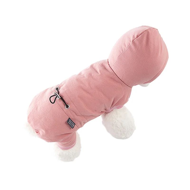 Зимний комбинезон для Собаки Одежда маленькой собаки флисовая подкладка теплое