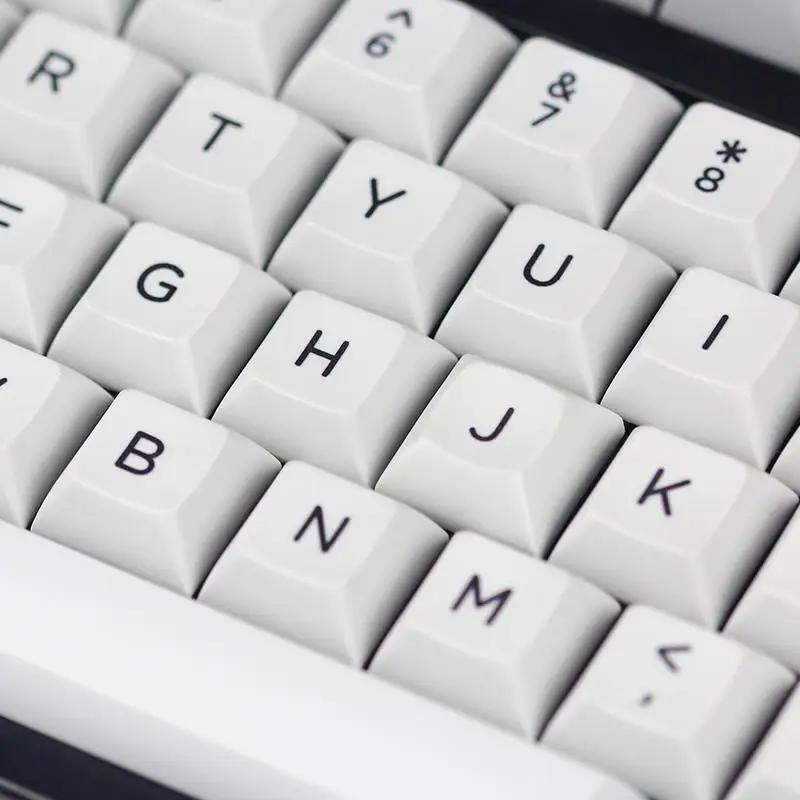 DSA серый и молочный keycap Dye subbed 122 клавиш в комплекте MAC ISO WIN для Механическая