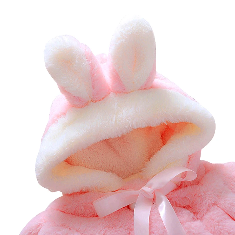 Теплое пальто для девочек Новая Детская куртка на весну-осень-зиму Милая верхняя