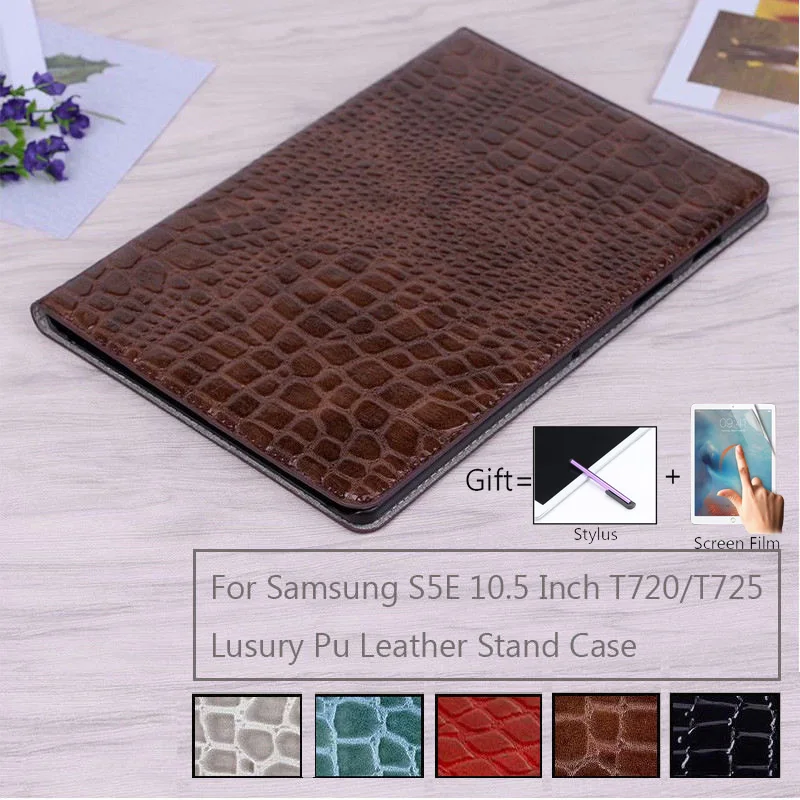 Для Samsung Galaxy Tab S5E 10 5 дюймов 2019 T720 T725 Роскошный чехол из искусственной кожи с