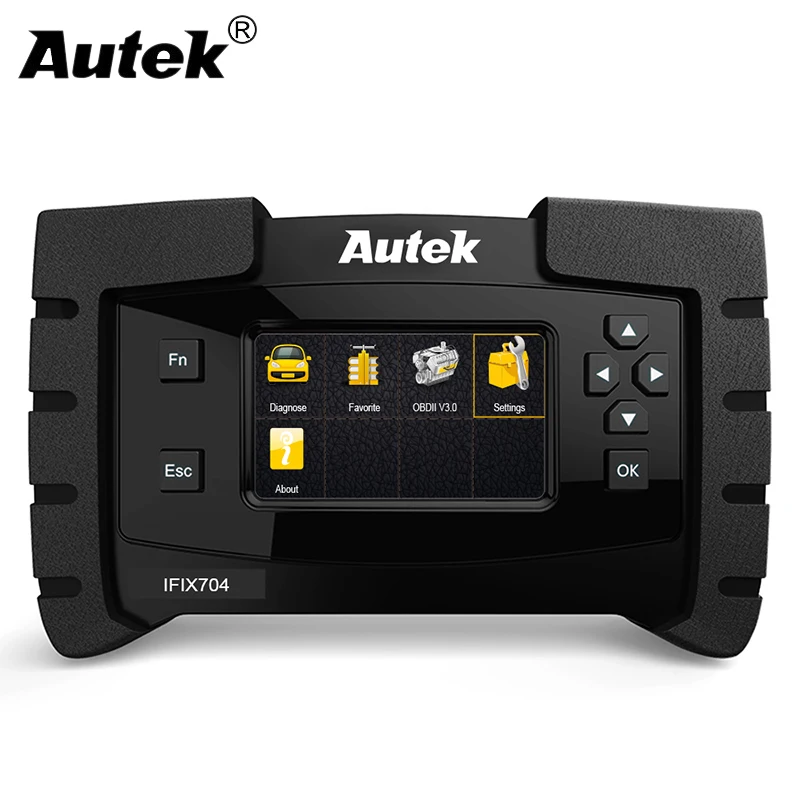 Autek IFIX704 полная система OBDII Автомобильный сканер для Chrysler Ford Toyota ABS подушка
