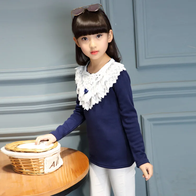 Рубашка для маленьких девочек хлопковая детская одежда розовые голубые блузки с