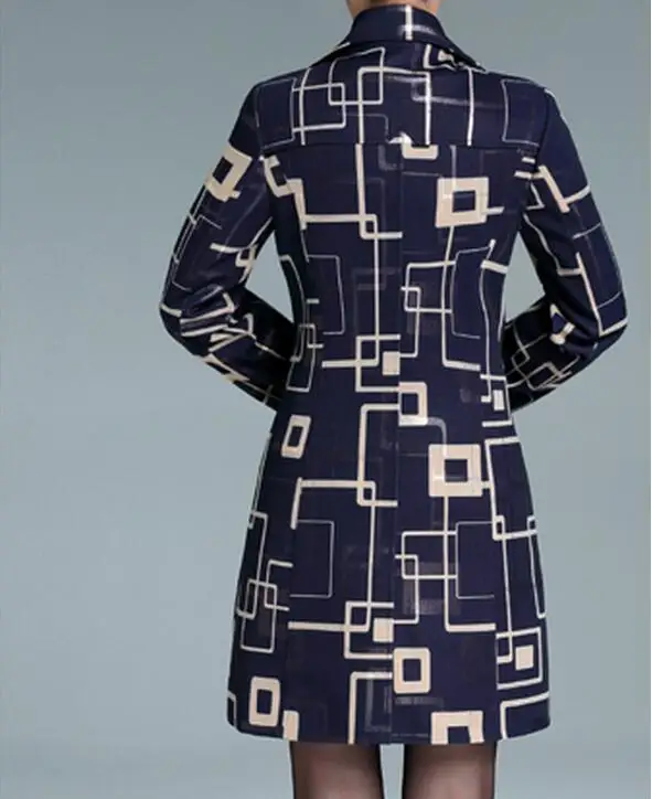 Женский тренчкот с принтом в виде моральной морали|lace trench coat|fashion coattrench coat |