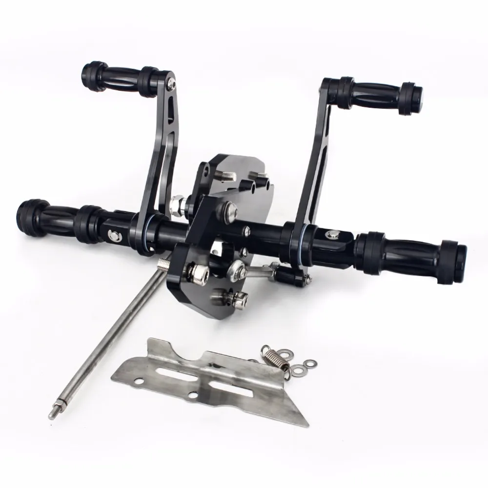 BIKINGBOY для Kawasaki VN 900 Custom Classic VN900 C 06 07 08 09 10 11 12 13 Rearsets с передним управлением задние