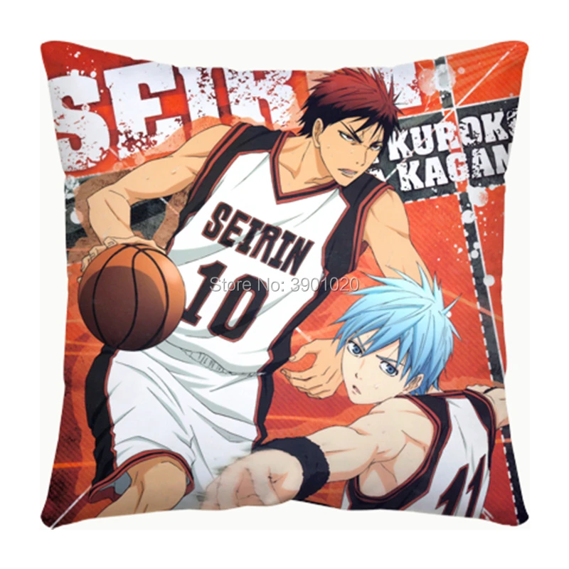 Мультфильм аниме Куроко Баскетбол Kuroko Tetsuya Kagami Taiga квадратная подушка|Подушки на