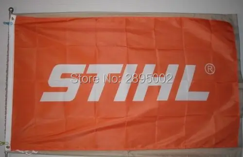 Stihl Бензопилы цепные пилы Оранжевый Флаг полиэстер люверсами 3' х 5' баннер