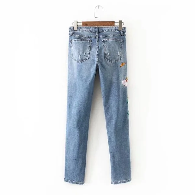 N новые женские изображением животных и птиц с цветочным принтом вышивкой