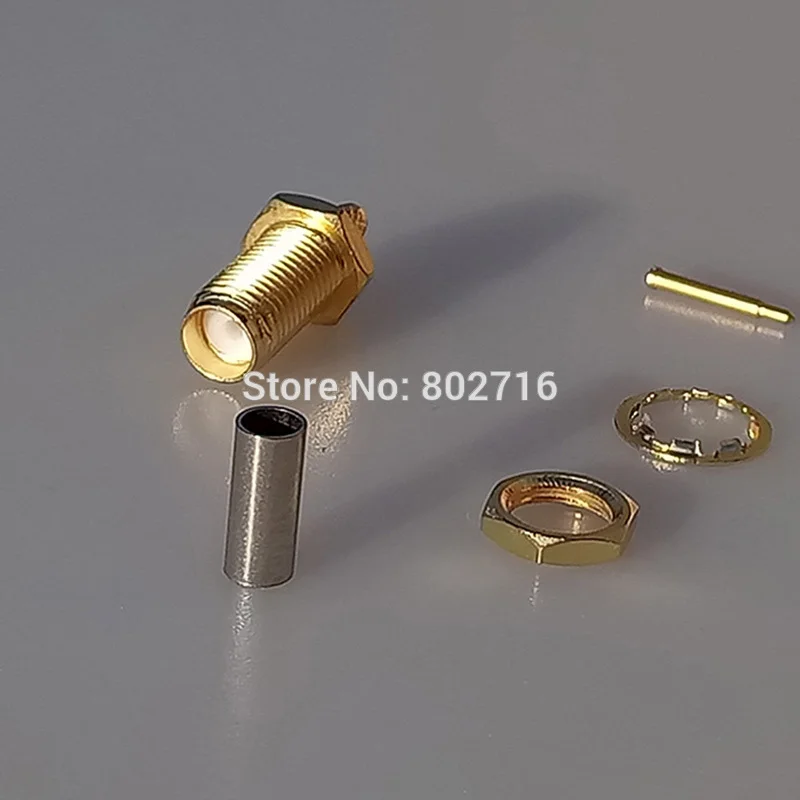 100 шт./лот RP SMA женский Jack RG316 косички кабелем до РФ удлинитель 15 см/50 см/100 см |