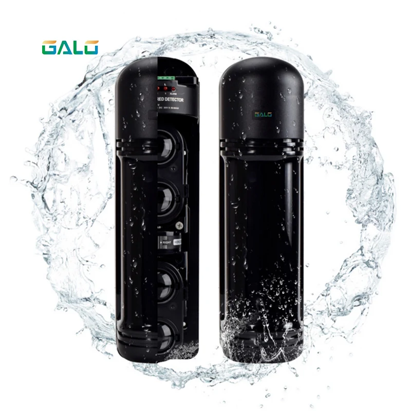 

250m alarm IR 4 Beams Infrared Barrier Alarm Three Beam Photoelectric Infrared Detector for gate opener, barrier, factory alarm
