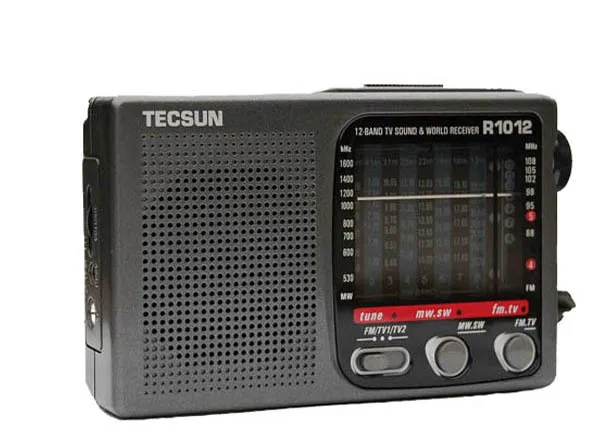 Розничная Оптовая продажа новый полный бренд TECSUN R 1012 высокое качество MW SW FM TV 12