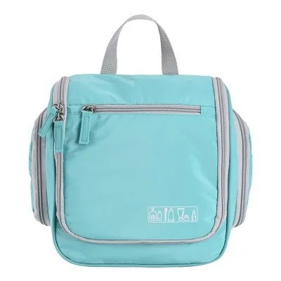 A Mint Green Дорожная косметичка ярких цветов, сумка для туалетных принадлежностей, Набор сумок для хранения, Мужская водонепроницаемая косметичка, моющаяся женская косметичка, Органайзер - Цвет: A Mint Green