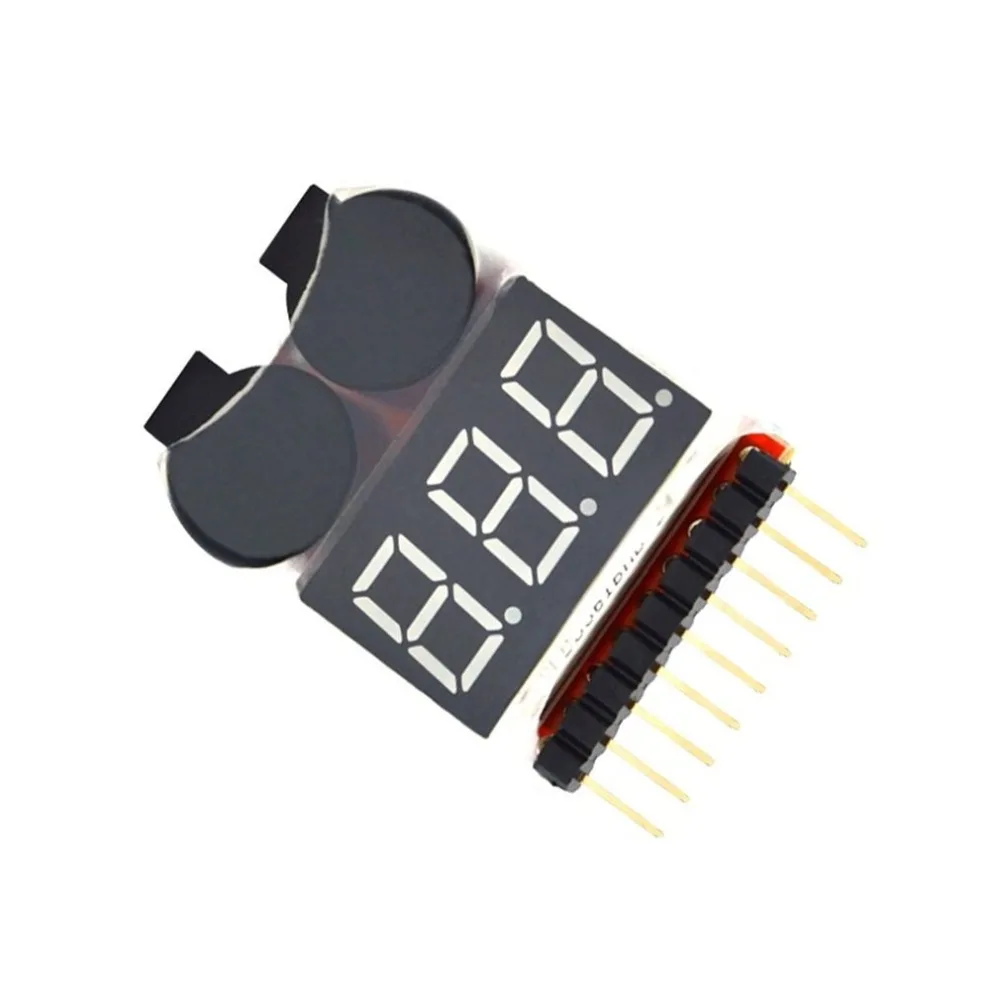 2 в 1 литий ионный RC Lipo батарея низкого напряжения сигнализации S 8 зуммер