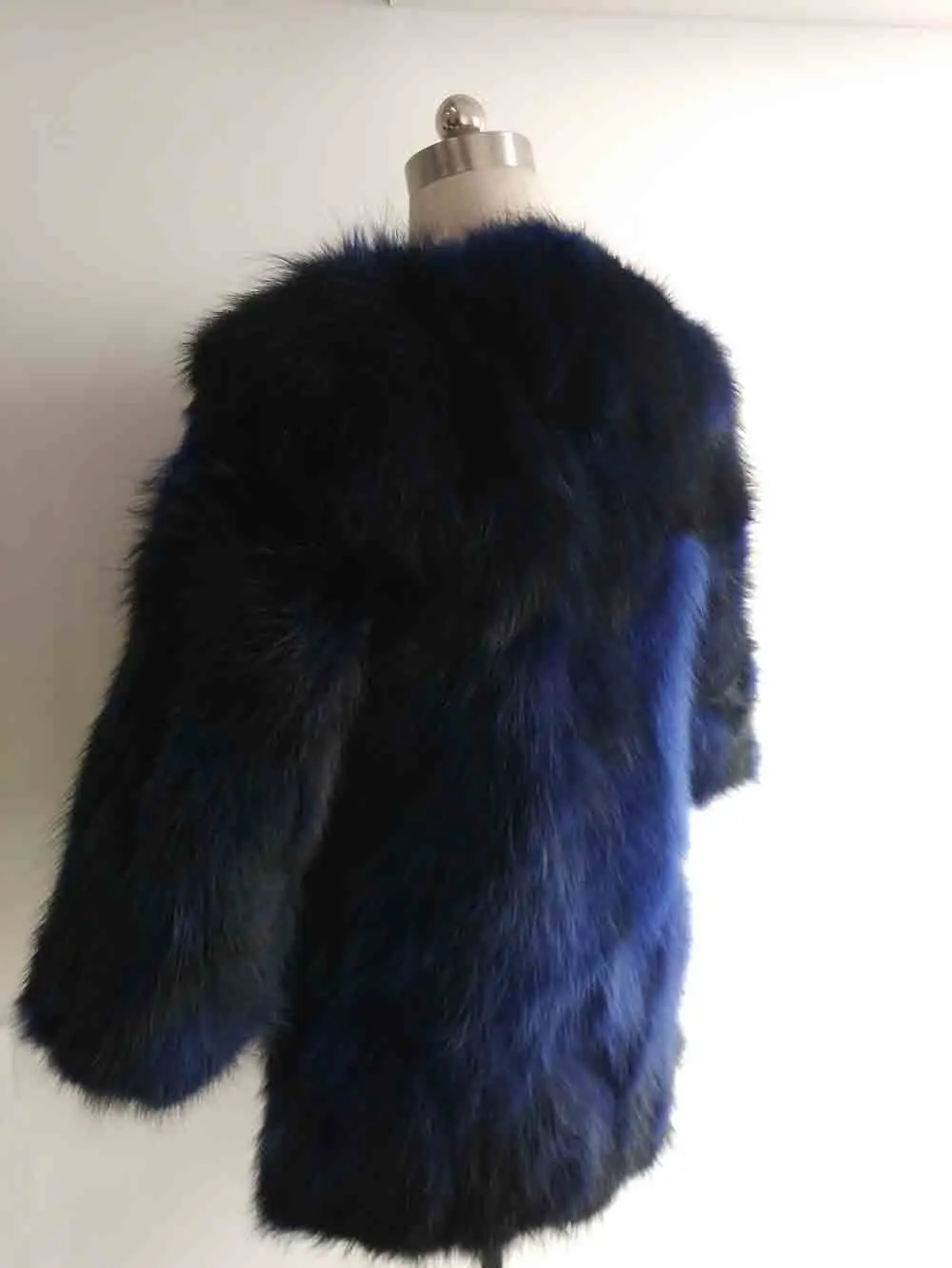 New Arrival V neck Fur Coat For Women Customize Factory Wholesale Real Raccoon Jacket Outwear Dropshipping Overcoat TSR86 | Женская