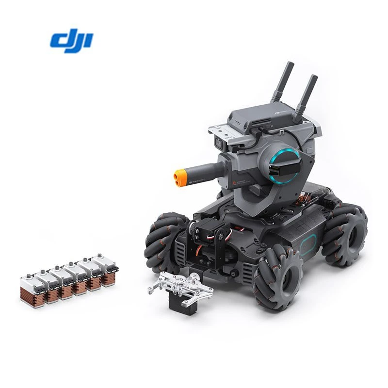 DJI Robomaster S1 паровой DIY 4WD бесщеточный HD FPV APP RC Интеллектуальный робот с AI модулями Scratch 3,0 Py& тон программа
