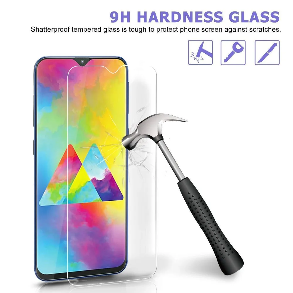 9H 2.5D Glass For SAMSUNG Galaxy M10 M20 Tempered M 10 20 Screen Protector Film | Мобильные телефоны и аксессуары