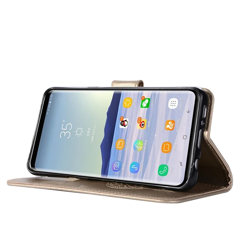 Для Samsung Galaxy S9 G960 флип чехол бумажник SM G960F G960N G9600 G960W G960U G960D G960F/DS кожаный