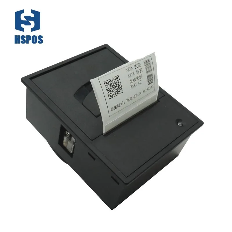 58 мм встроенный термальный принтер с USB + RS232 порт денежного ящика может