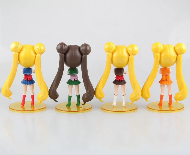 Q version Sailor Moon Tsukino Usagi 15cm Anime Collectible Action Figure PVC toys for christmas gift free shipping | Игрушки и хобби