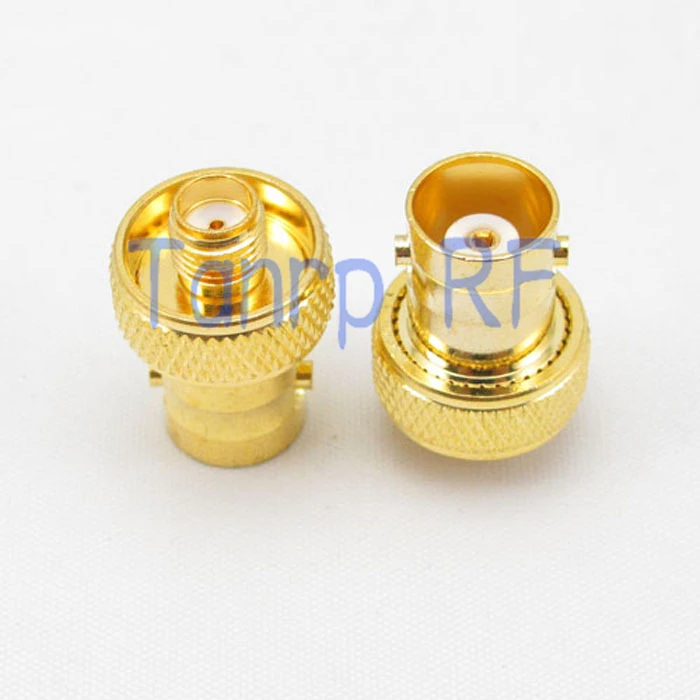 

Wholesale BNC female jack to SMA female jack straight Gold RF coaxial connector adapter cable