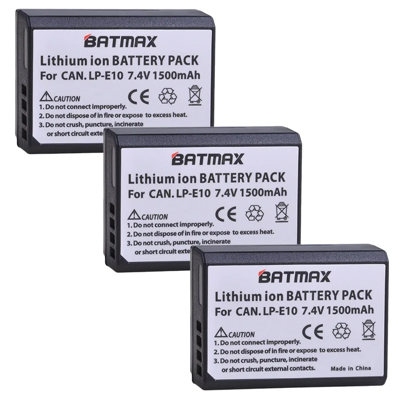 2x1500 мАч LP-E10 LPE10 LP E10 батарея для камеры+ ЖК-дисплей двойной USB зарядное устройство для Canon 1100D 1200D 1300D Rebel T3 T5 KISS X50 X70 - Цвет: 3 Battery