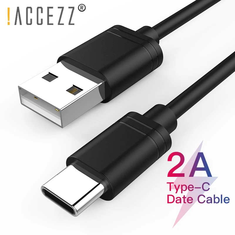 ! ACCEZZ USB кабель Тип C зарядный для Xiaomi 5 6 Samsung Gaxaly S8 S9 Plus шнур Oneplus кабели быстрой
