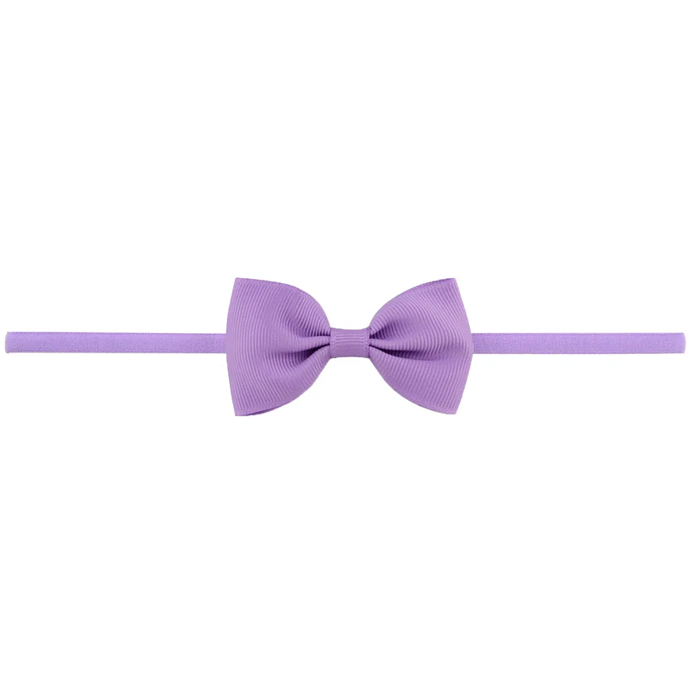 New Elastics Hair Headbands Ribbon mini Bows Headband Accessories for girls Wrap Hairband kids Headwear 20pcs/ lot | Детская одежда и