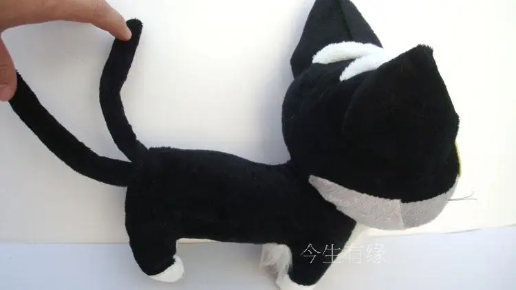 Синий экзорцист Ao No Exorcist Cat Sith Kuro, мягкие плюшевые игрушки 1" 30 см, мягкая кукла