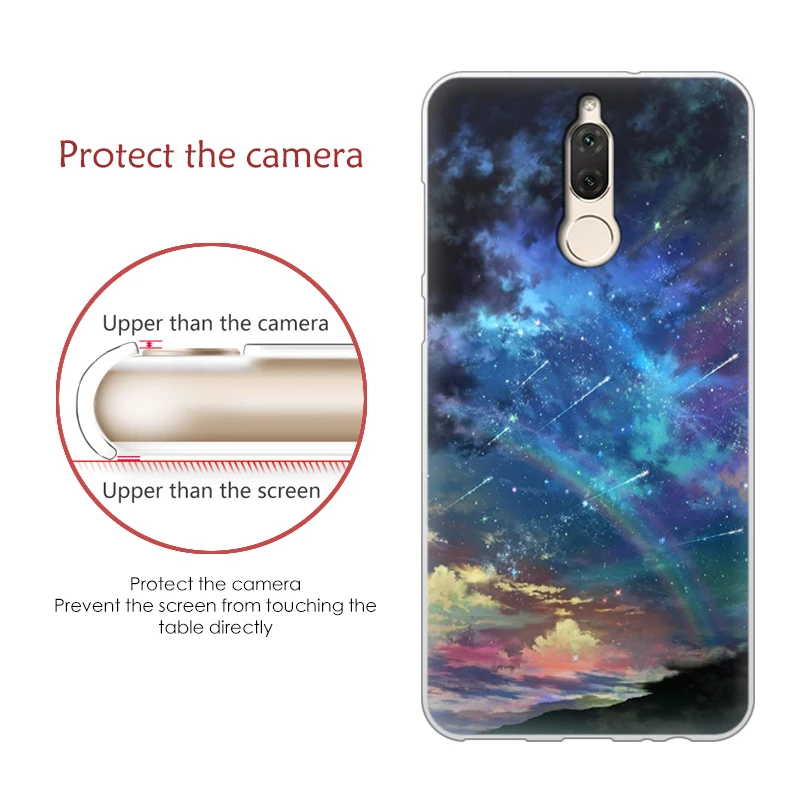 Мягкий силиконовый чехол EiiMoo для Huawei Mate 10 Lite с мультяшным принтом Mate10 5 9 дюйма |