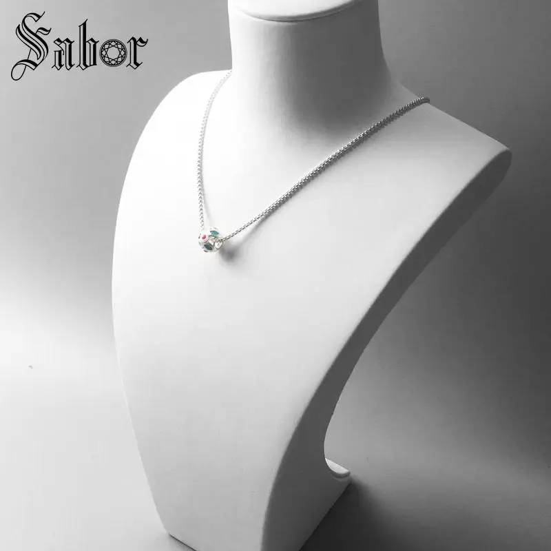 Аксессуары DIY бусы Черный Зигзаг этническое Украшение Серебряный цвет ювелирные