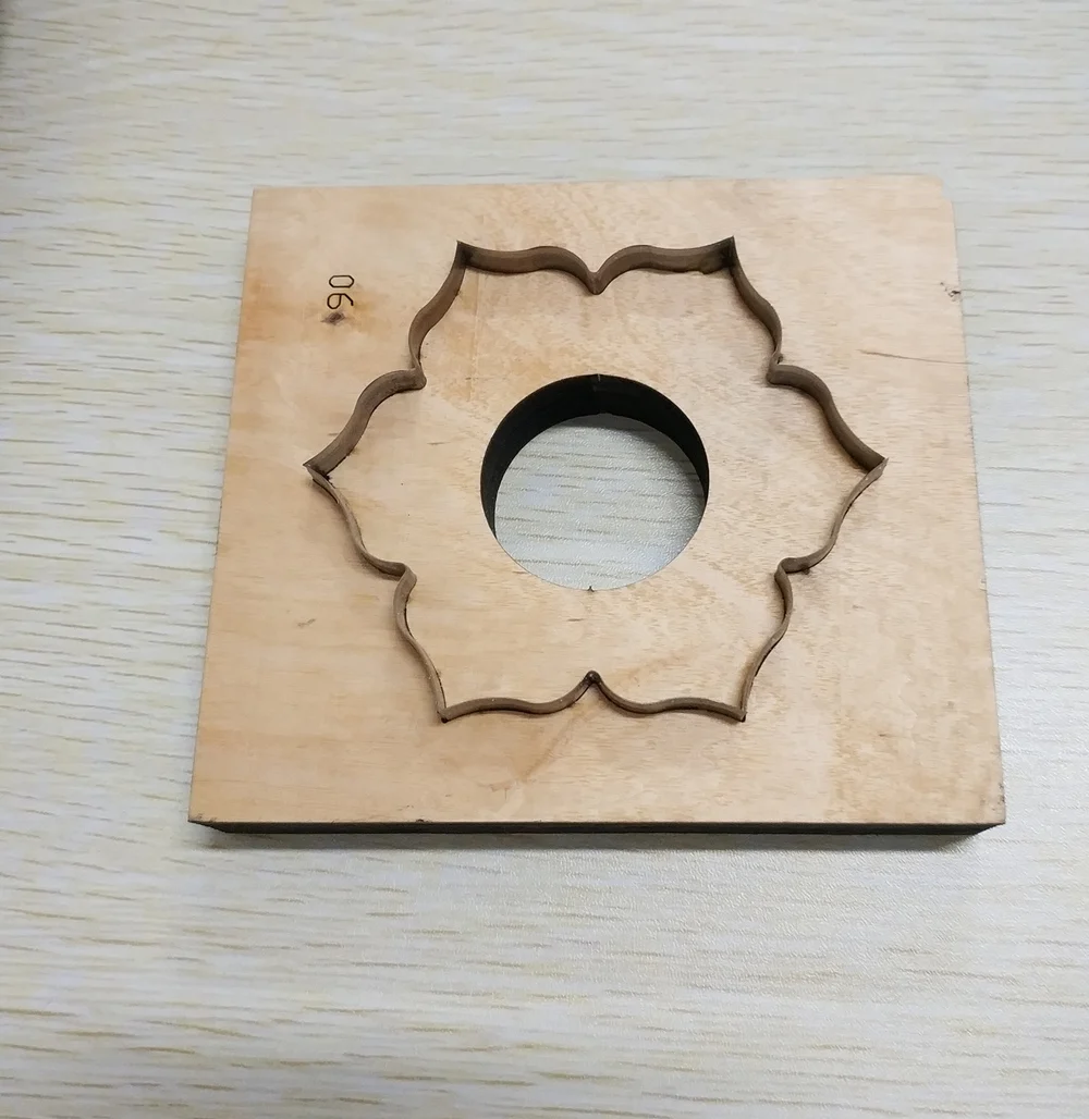 

flower leather craft template cutter cup mat coaster die cutting knife mould leather hole punches tool set deri el aletleri