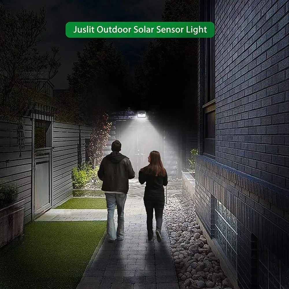 

800lm 48 LED Separable Solar Light Waterproof PIR Motion Sensor Wall Lamp For Outdoor Garden Yard
