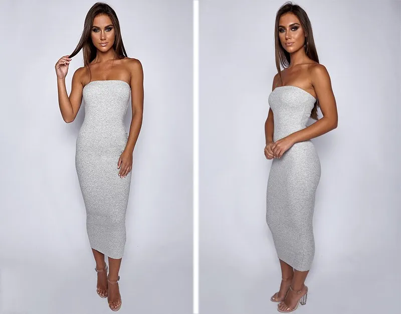 Летнее женское повседневное однотонное платье сексуальная юбка карандаш без