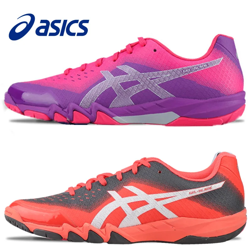 Натуральная ASICS бадминтон обувь Для женщин Zapatillas Deportivas анти-скользкой дышащий