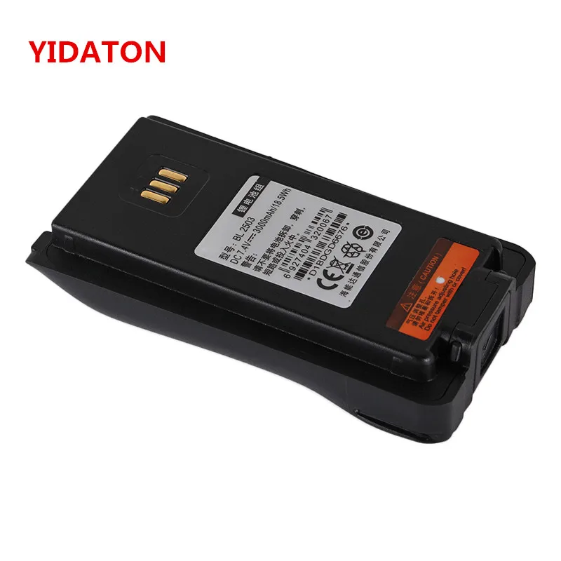 Литий ионный аккумулятор YIDATON для Hytera PD700 PD780 DC 7 4 V 3000mAh 18.5Wh BL2503 PD705 PD705G PD785 PD785G BL2006